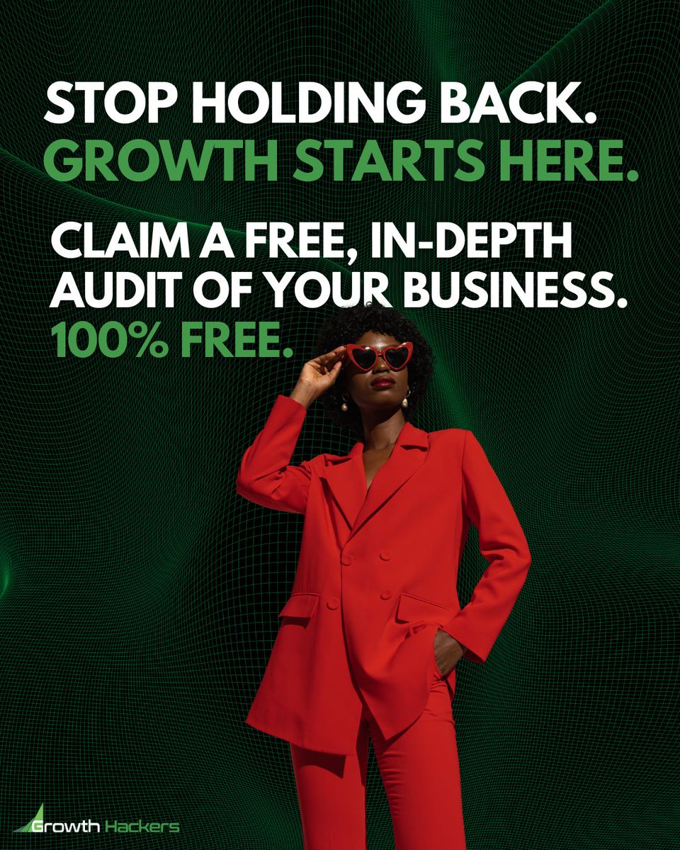 StartGrowthHack's tweet image. Stop holding back.

Growth starts here.

Claim a free, in-depth audit of your business.

100% free: growth-hackers.net/contact