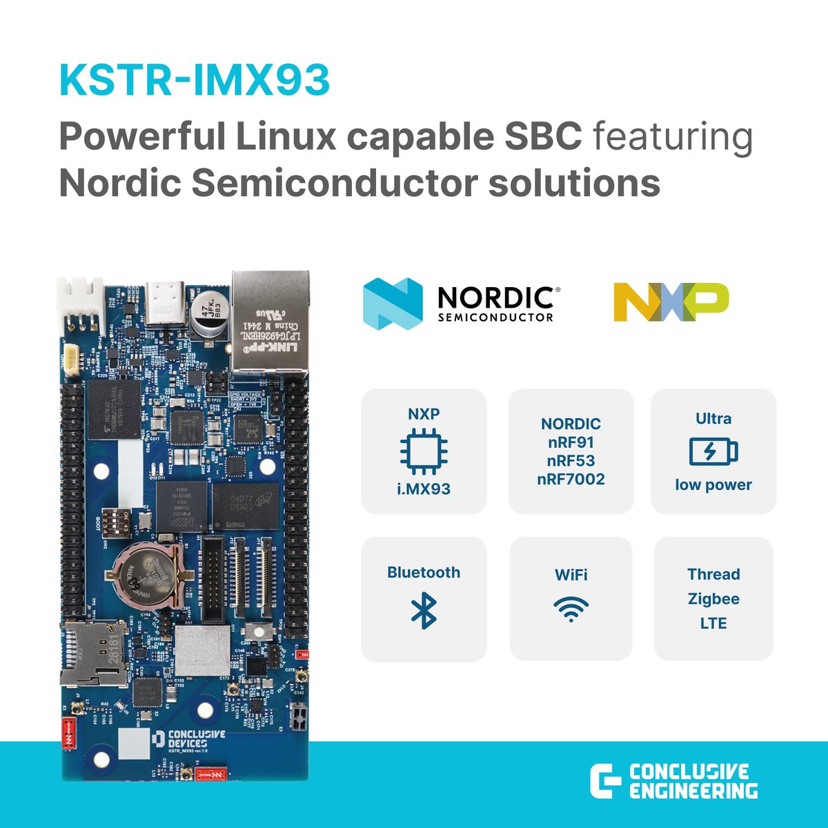 Conclusive_tech's tweet image. Our professional solution for industrial automation and IoT. Based on @NXP SoC and @NordicTweets  wireless chips, it&apos;s now available to pre-order via Kickstarter: kickstarter.com/projects/c-eng…

#IoT #LowPower #SingleBoardComputer