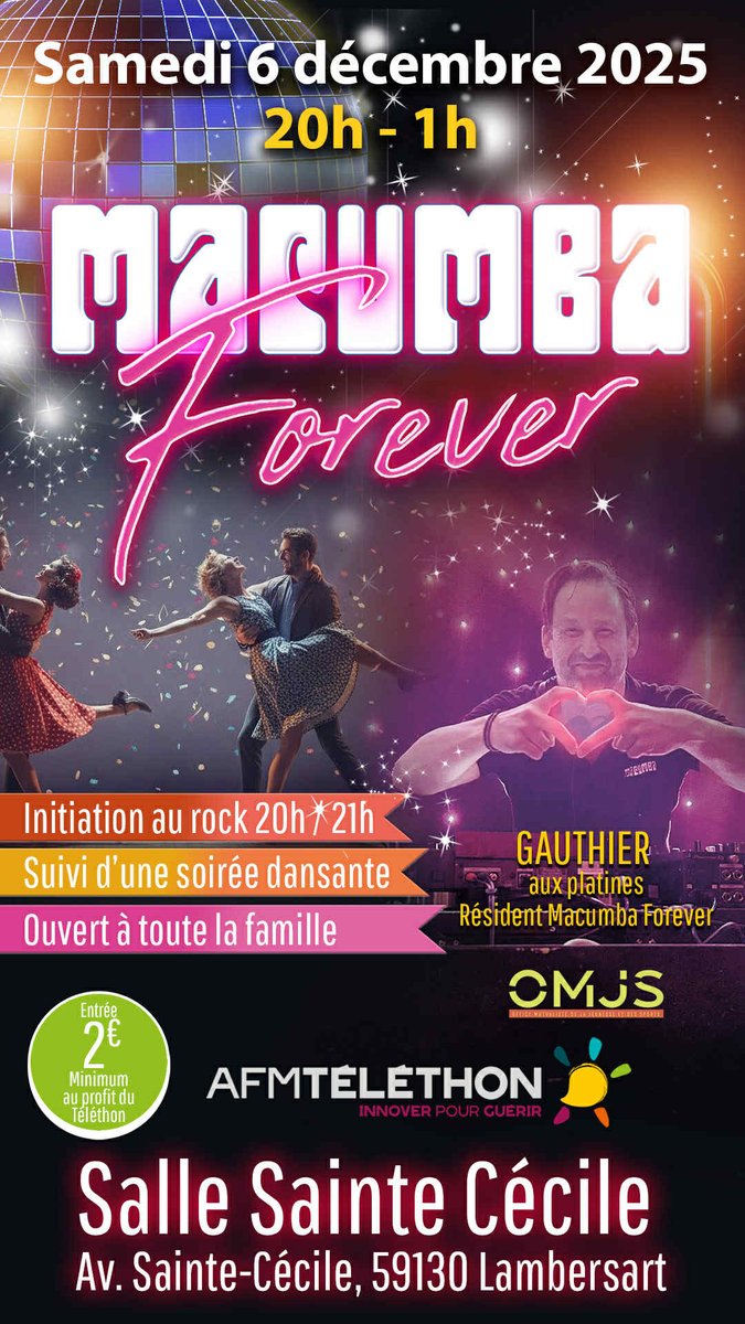 OMJSLAMBERSART's tweet photo. 🎙️ L’OMJS Lambersart dans La French TOUCH sur RPL Radio pour parler du #telethon2025
3️⃣0️⃣h d’animations, 3️⃣0️⃣ assos, 3️⃣0️⃣ animations!
On a aussi évoqué la soirée basket avec MACUMBA FOREVER samedi soir 21h.

🎧 Réécoute ici : https://t.co/fqBGPSXUfv… https://t.co/bypKc1cP1S
