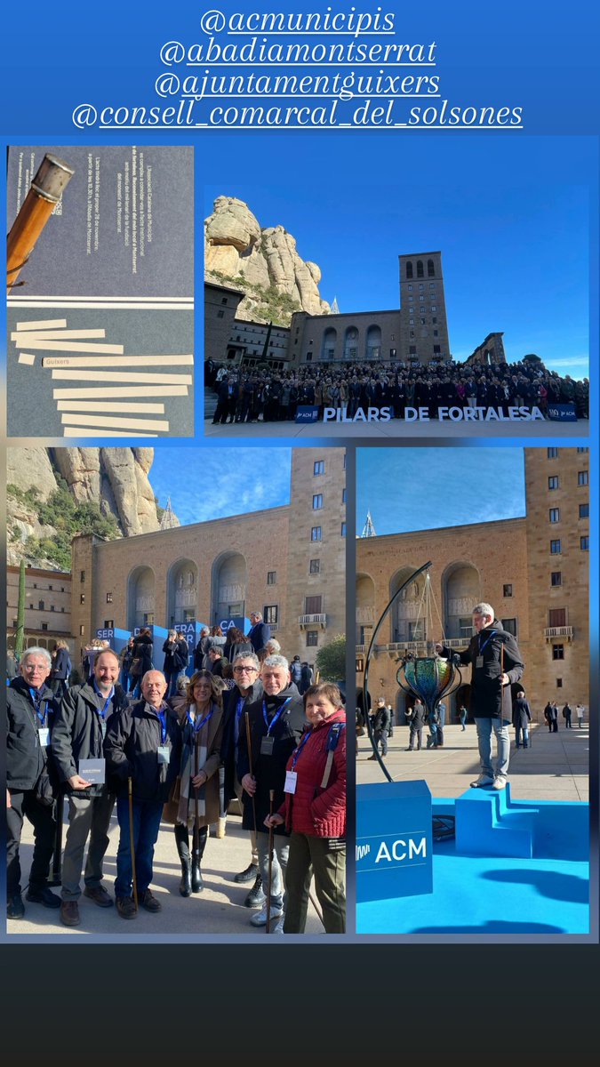 La força dels municipis 💪
<a href="/ACMunicipis/">Associació Catalana de Municipis</a> 
<a href="/AGuixers/">Ajuntament de Guixers</a> 
<a href="/CCSolsones/">Consell Comarcal del Solsonès</a> 
<a href="/montserratinfo/">Abadia de Montserrat</a>