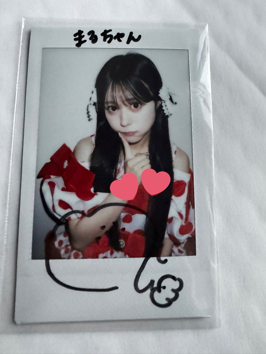 10/2オン特 シャボン玉衣装 愛花ちゃんのサインチェキ当たるの2枚目で