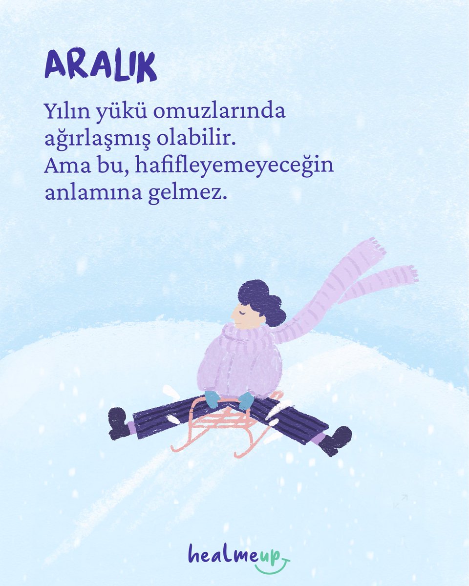 HealMeUpApp's tweet photo. Aralık ❄️
İçindeki düğümlerin çözülmeye başladığı ve ışığa biraz daha yaklaştığını hissedebileceğin bir ay olsun.
#aralık #psikoloji #kaygı #motivasyon #kişiselgelişim #psikolog #klinikpsikolog #onlineterapi #ailedanışmanlığı #diyetisyen #healmeup https://t.co/NQeMIch0ST