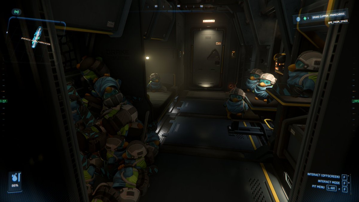 PrimeCHRISS's tweet image. @chonkrider Ok, took one day off and decorated the rest of the ship. Do u like it?

#Pico #StarCitizen