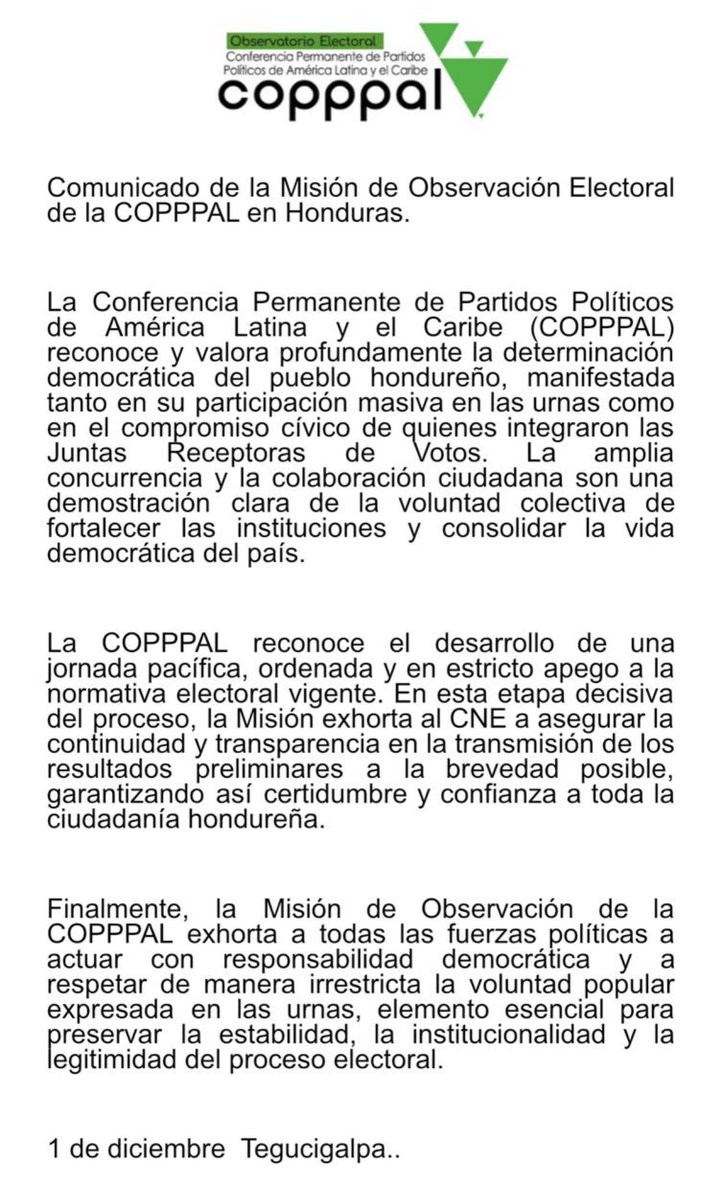 Observatorio Electoral Copppal tweet media