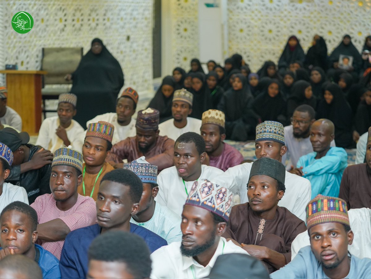 SZakzakyOffice's tweet photo. Leader Sheikh Ibraheem Zakzaky (H) closed the 3-day long, II Seminar organised by the family of Shuhada (martyrs) of the Islamic Movement at his residence in Abuja yesterday, 30 November 2025. https://t.co/rgGWliKB4b
