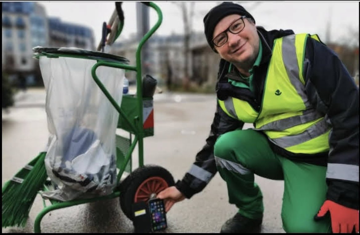 Tu veux faire éboueur ? 
Paris.fr #pariscentre