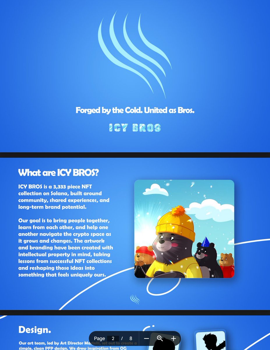 𝐈𝐂𝐘 𝐁𝐑𝐎𝐒, 𝐁𝐔𝐈𝐋𝐓 𝐈𝐍 𝐓𝐇𝐄 𝐂𝐎𝐋𝐃, 𝐍𝐎𝐓 𝐁𝐑𝐎𝐊𝐄𝐍 𝐁𝐘 𝐈𝐓.❄️🐻

Most people only show up for the bull market.
<a href="/icybrosnft/">Icy Bros</a> were forged in the opposite.

They were shaped in the long, frozen stretch of crypto winter, where floors dropped, projects vanished,