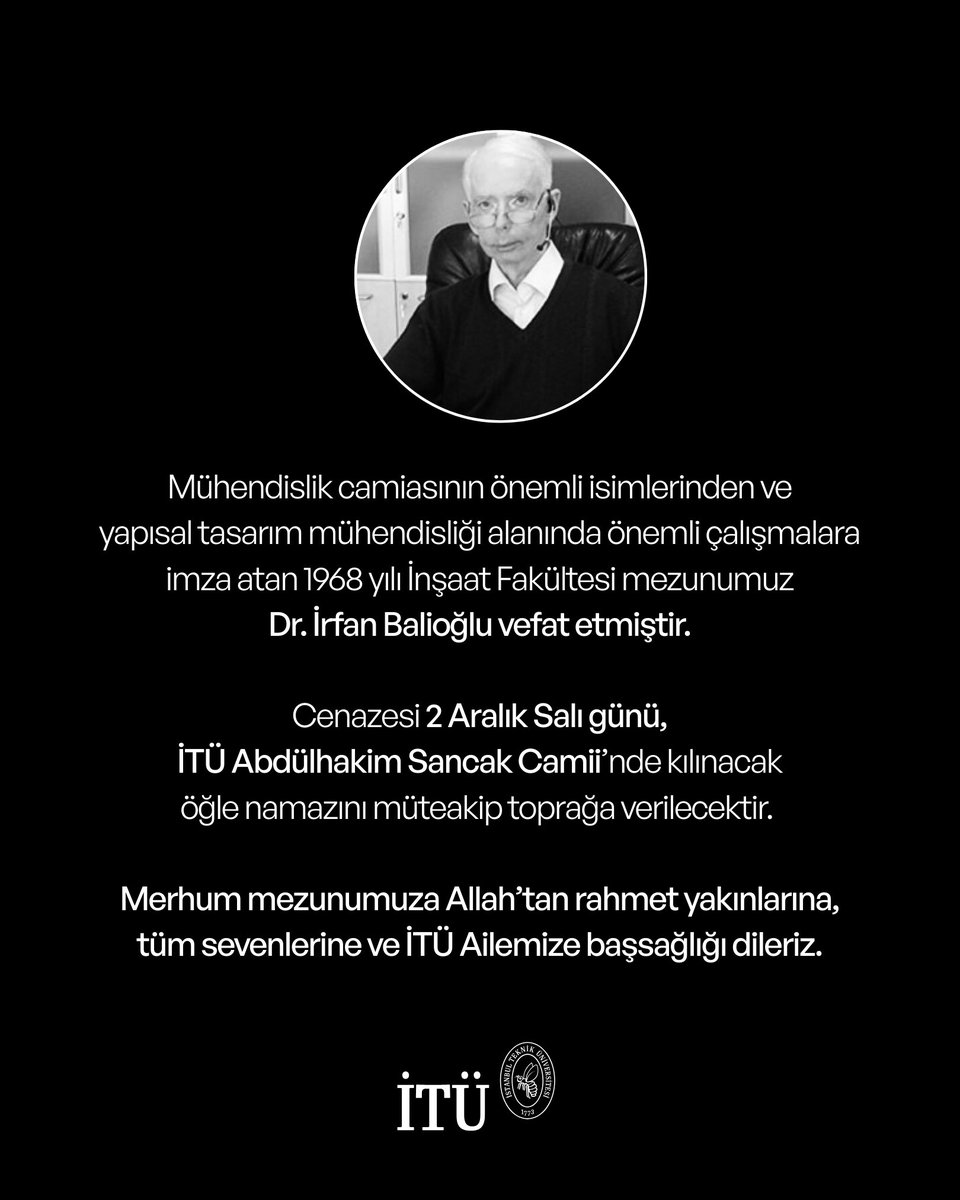 itu1773's tweet image. Başımız sağ olsun.