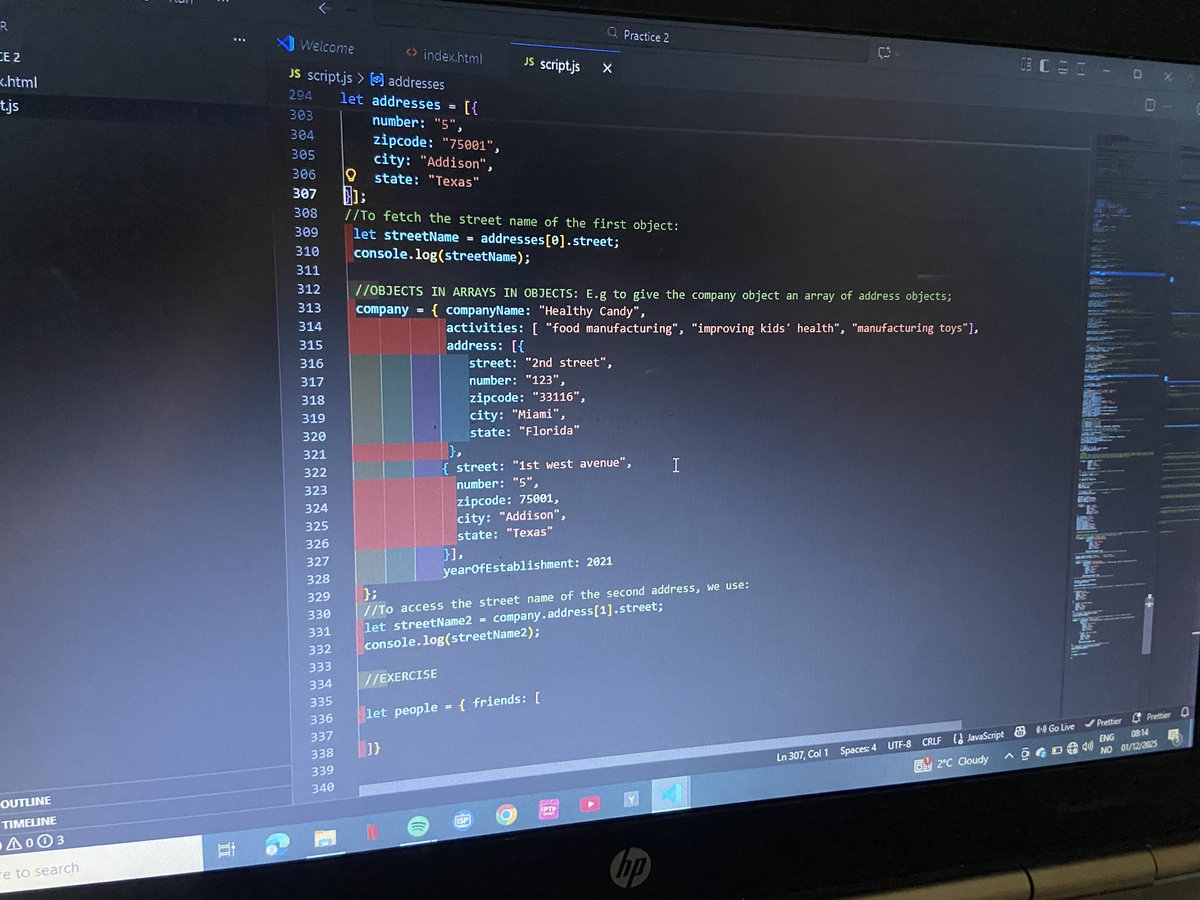 zaya___official's tweet image. Leveling up my JavaScript skills! 💻✨  

Variables, data types, operators, arrays, objects + using `console.log()`, `alert()`, and `prompt()` — I’m getting more confident every day. 🚀  

#JavaScript #CodingJourney #TechLearning