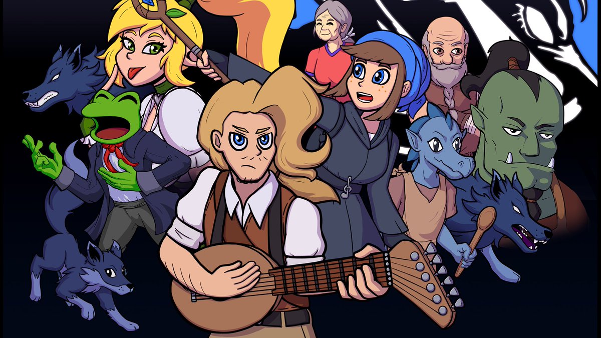 The final iteration of the Clash of Melodies title screen. Still not super happy with it, but it will do for now!
