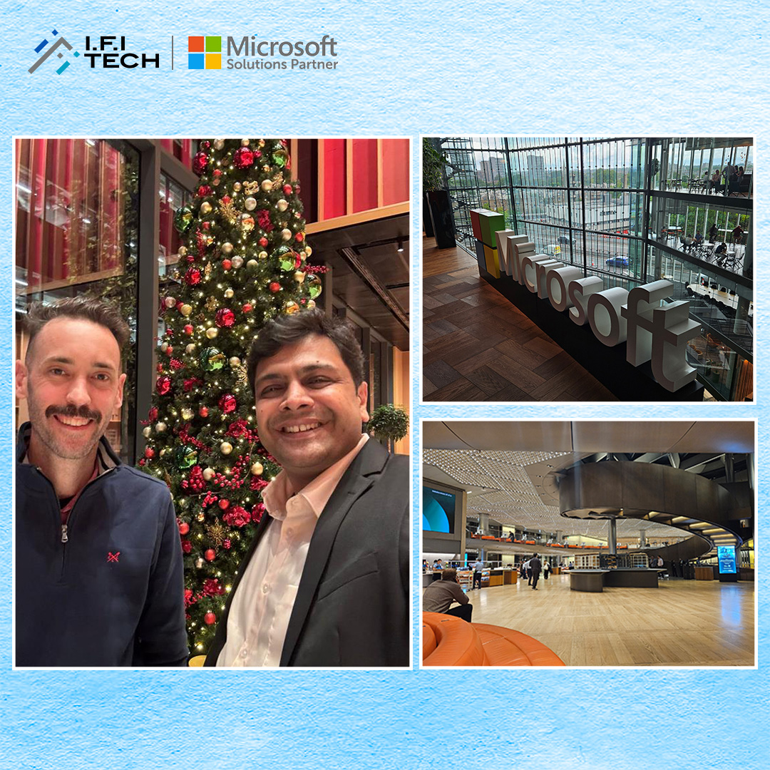 IFITech's tweet image. Productive meetings in London last week as Puneet Bajaj and Christopher Clarke connected with Microsoft, customers, and partners. Great conversations around collaboration, innovation, and future-ready solutions.
#IFITechsolutions #Microsoft #London #DigitalTransformation