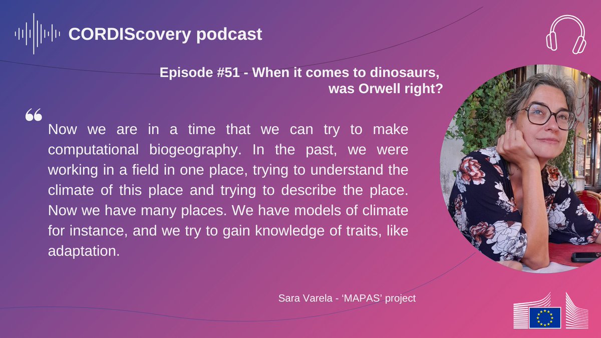 CORDIS_EU's tweet image. How have past climate changes affected the geographic ranges and evolutionary pathways of species? 🤔

@_Sara_Varela from @uvigo, shares her insights on the relationship between climate and life on Earth. Listen at #CORDIScovery podcast:⤵️
link.europa.eu/ckRfxR

@ERC_Research