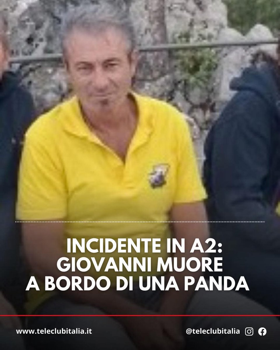 NotizieFrance's tweet image. Incidente lungo l’A2 tra #Eboli e #Battipaglia nel pomeriggio di domenica: Giovanni Spera muore a 54 anni. Accertamenti sulla dinamica