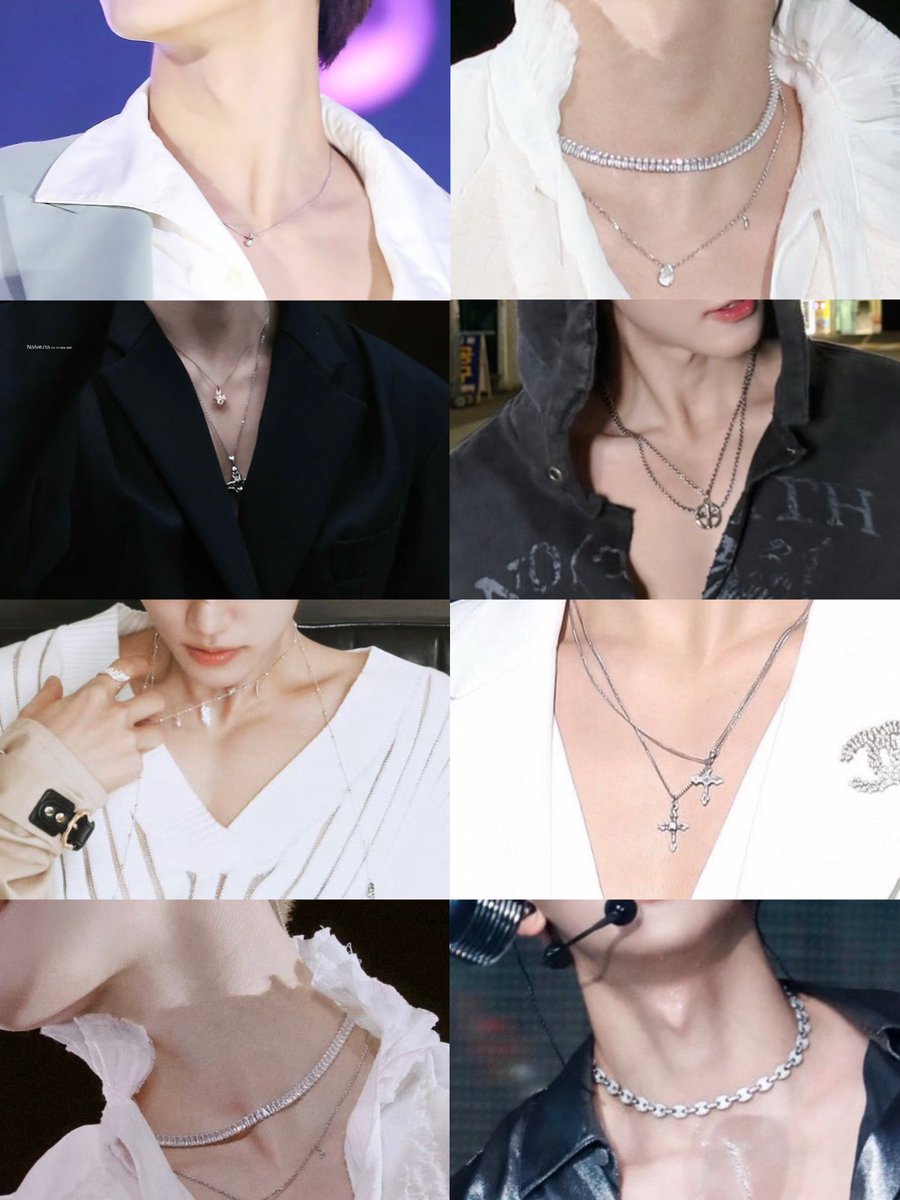 doesn't matter the style heavy chain or delicate pendant, if jaemin wears it, it suits him perfectly thanks to his pretty neck tho… istg he deserves to be a BA for luxury jewelry