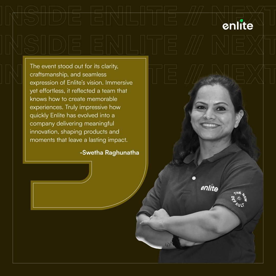 Enlite // NEXT sparked curiosity, conversation, and inspiration. 

Five voices shared how creativity, collaboration, and attention to detail made the experience unforgettable. Stories, insights, and connections continue to inspire us.

#EnliteNEXT #Design #TeamEnlite