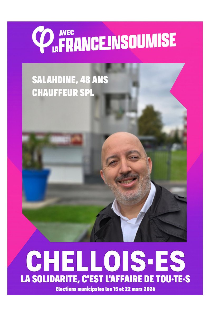 🆔 Présentation de Belbouab Salahdine — 48 ans 🧵

🏠 Marié et père de quatre enfants
Résidant à Chelles depuis 10 ans
Propriétaire et installé durablement dans la commune

#LhumainAuCoeur
#Municipales2026
#Chelles2026
#LaForceDeFaireMieux