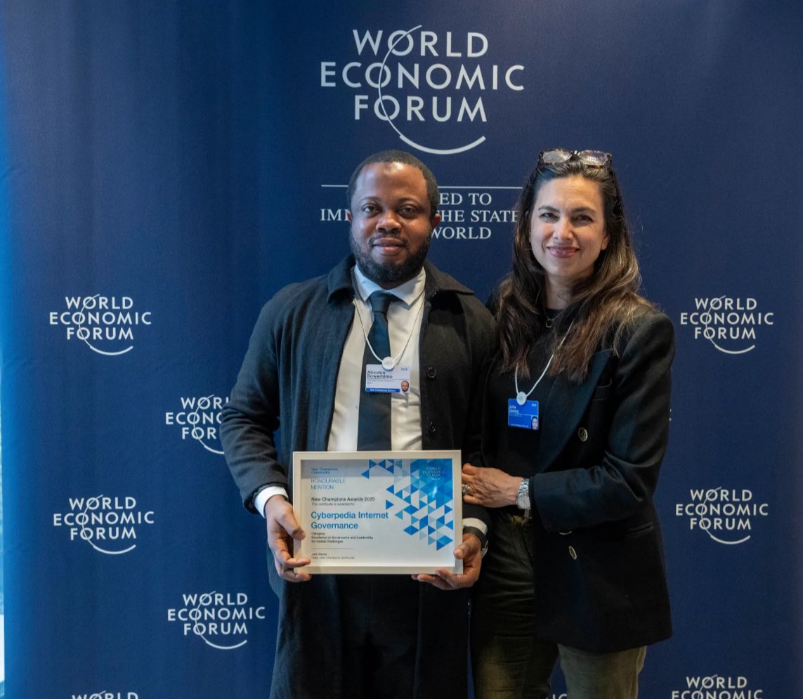 We are deeply honored and immensely grateful to the @WorldEconomicForum for conferring upon us the prestigious Award for Excellence in Technology Governance &amp; Leadership through our relentless commitment to addressing global challenges through cutting-edge innovation.