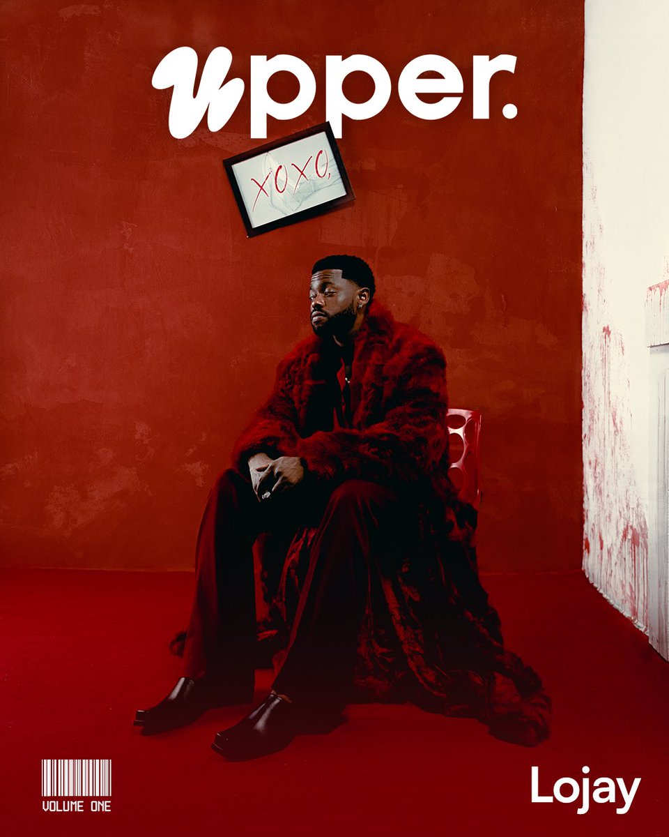 TheUpperEnt's tweet photo. For our latest cover, Lojay steps into focus with XOXO, his debut album marking a new chapter. 

In this editorial by TheUpperEnt, @Lojaymusic reflects on the project’s creation and the evolution, vulnerability, and craft defining his artistry.

📸: @tomiwawyd
✍️: @Hodovss https://t.co/IO33enBHrq