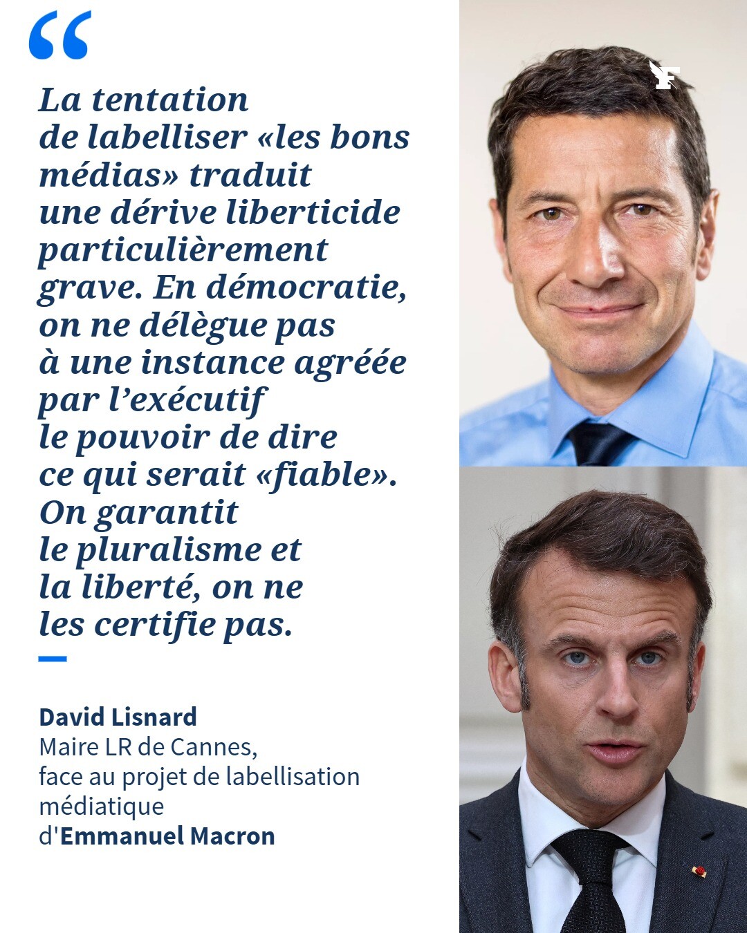 Le président de l'Association des maires de France appelle à «la plus grande vigilance face à ce qui ressemblerait à un “ministère de la vérité”». →