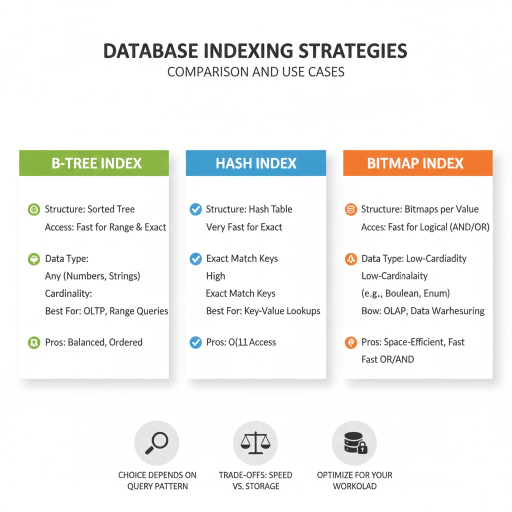 e_opore's tweet image. Database Indexing Strategies in Backend

→ Indexing is one of the most powerful ways to speed up database queries in backend systems.
→ Good indexing reduces lookup time, improves joins, and enhances overall performance—without changing application logic.

✓ 1. Primary Indexes…