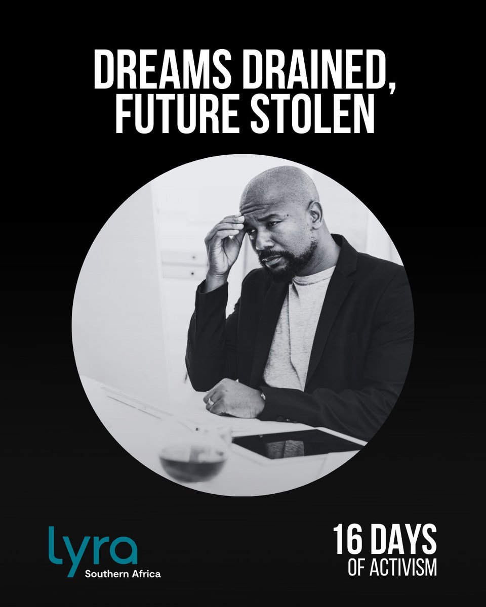 lyrasouthafrica's tweet photo. The #UnseenScars of financial abuse leave survivors with no independent means to rebuild their lives, making escape feel impossible. Let's recognise these invisible barriers.

#FinancialFreedom #BeyondTheBruises #GBVisGBV #EconomicEmpowerment https://t.co/QBBOslgDxg