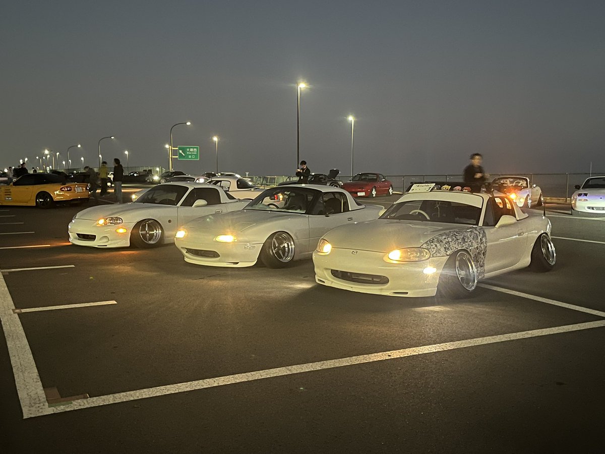 RSJ、人だけ参加してました！
久しぶりにロスタ乗りの方達に会えて嬉しかったです🥰
次回は自分の車で参加したい！