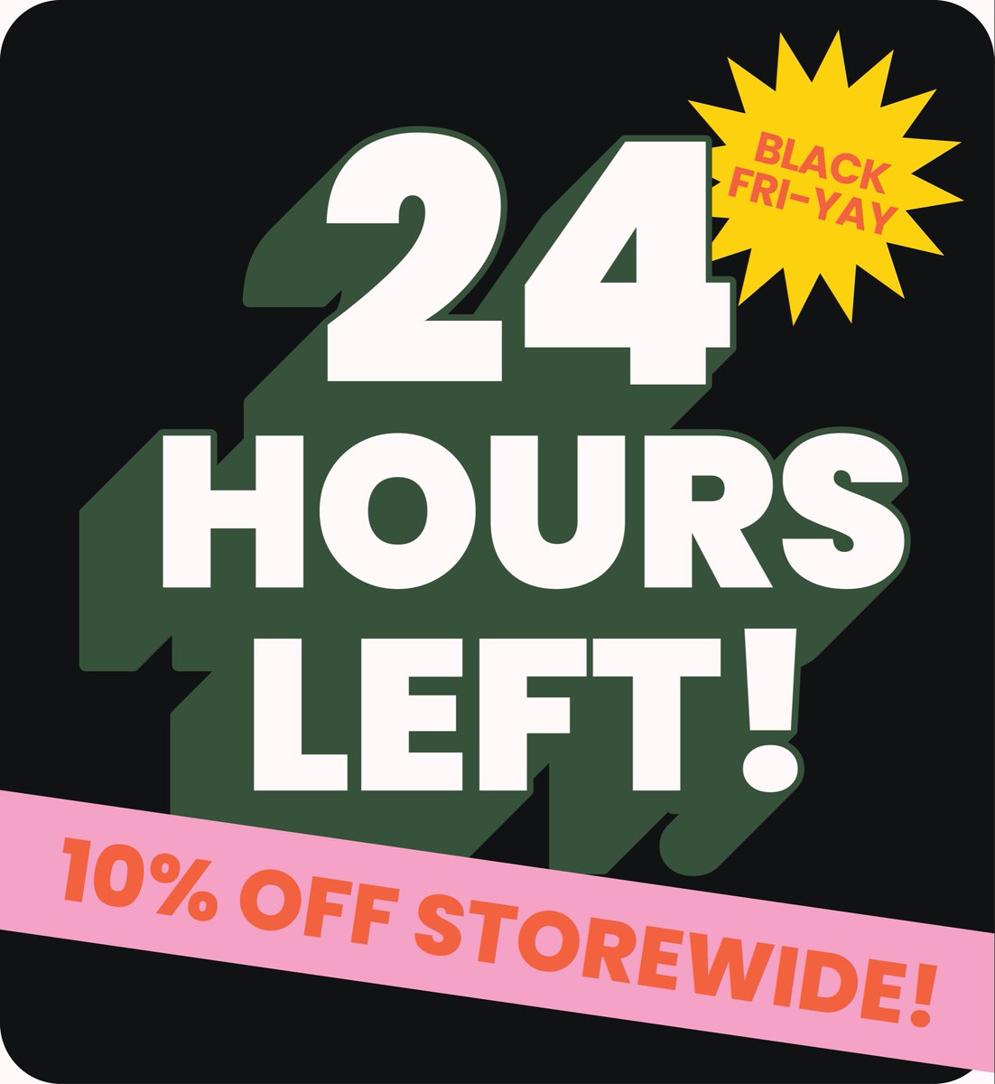 The countdown is ON with only 24 hours left to access 10% off sitewide! 

Also check out our amazing doorcrasher deals ! 

vegansupply.ca