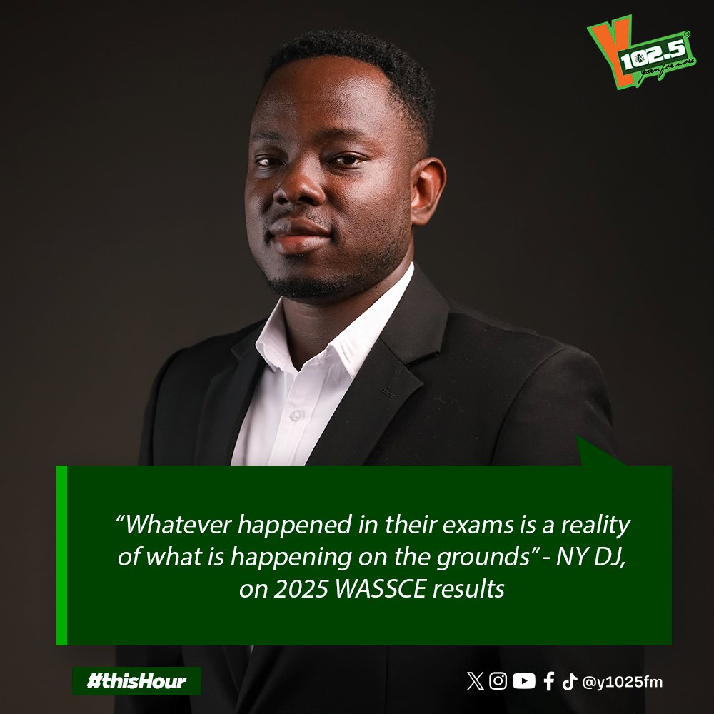 y1025fm's tweet image. #RYSENSHYNE host, @nydjlive, attributes WASSCE results decline to societal values shift

#YFMGhana #ThisHourOnY #MondayMotivation