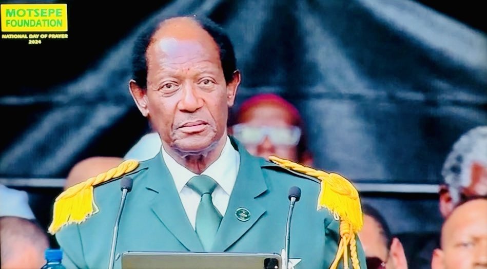 🔴ZCC Bishop Lekganyane Throws Weight Behind Women for Change Shutdown Against GBV: Calls for Prayer and Action at National Day of Prayer🔴

As the bishop condemned GBV and called for an end to corruption and violence, mining mogul Dr Patrice Motsepe closed with thanks and a