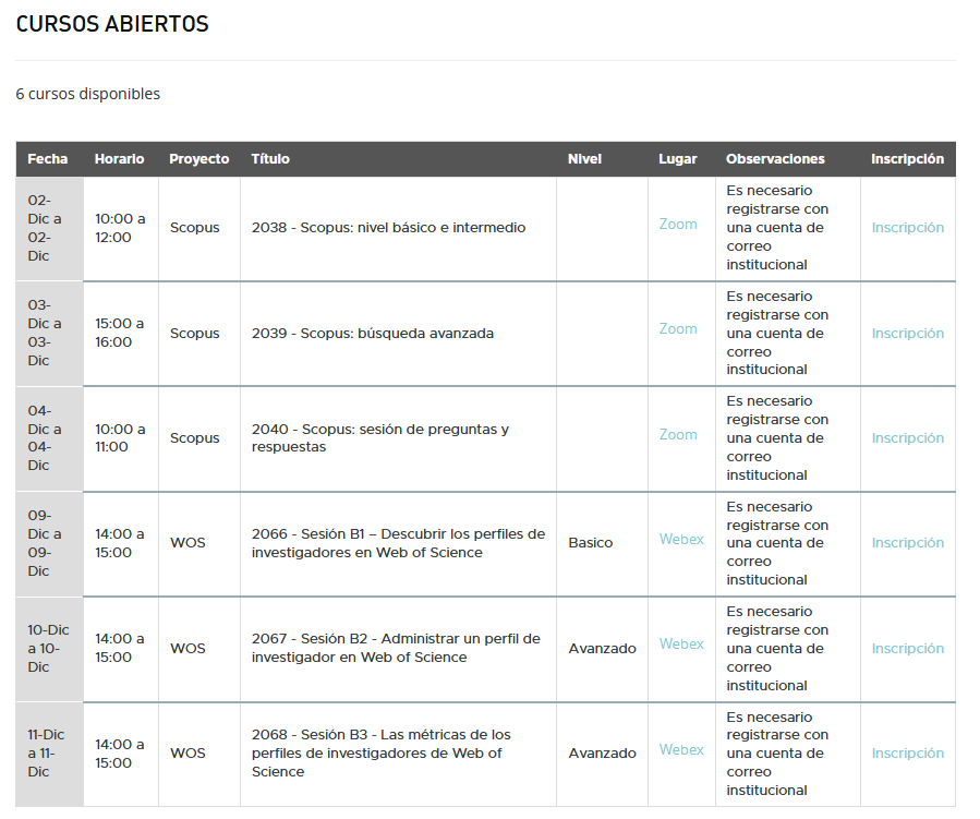 💻Nuevas formaciones online de <a href="/FECYT_Ciencia/">FECYT</a> para el mes de diciembre.
🔗Más información e inscripción: recursoscientificos.fecyt.es/servicios/form…
<a href="/UPCToficial/">Universidad Politécnica de Cartagena | UPCT</a>