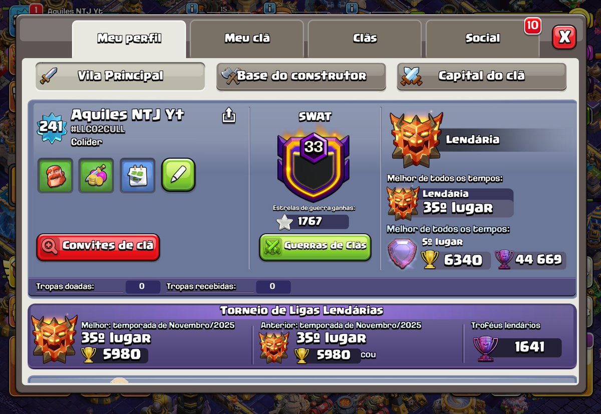 Aquiles CoC tweet media