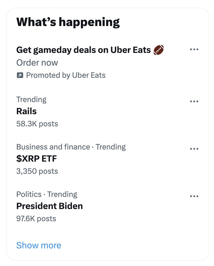 Bob945471583183's tweet photo. 🚂 @rails_xyz is now #1 trending worldwide with 58k+ posts in just day 2 — insane momentum
Don’t sleep on this one. Join the waitlist: https://t.co/Tb01OsEjCm 🚀
#RailsXYZ #CryptoPerps #DeFi https://t.co/pEswtPTpwR