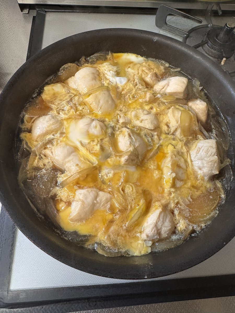 myon_chil's tweet image. 人生で初めて使った親子丼は濃いと思って作ったのに出来上がったらうすうすでした笑笑
でも美味しかった🤤