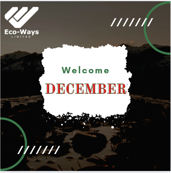 EcoWaysLimited's tweet photo. Happy New Month, Week &amp; Monday! 

Welcome to December, the grand finale of the year!

This month isn’t just another page on the calendar, it’s a wrap-up season, a moment to pause and appreciate how far you’ve come.

As we step into the final stretch of the year, remember to: https://t.co/n8Cm1ZoO8D