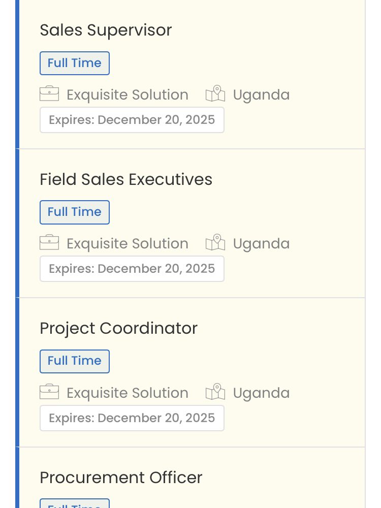 ExquisiteUganda's tweet image. Explore the latest openings on our job portal: jobs.exquisitesolution.com