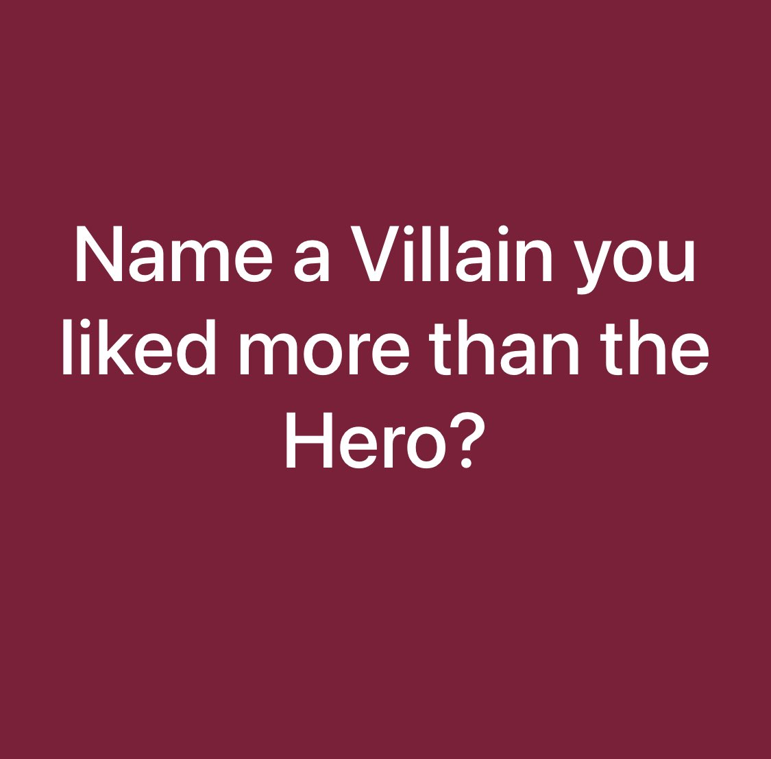 theladyjane_'s tweet image. Who’s the Villain?