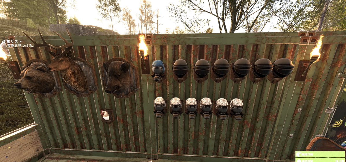 shisakura11's tweet image. コレクション
あと
狼、白熊、

#RustConsole 
#PS5