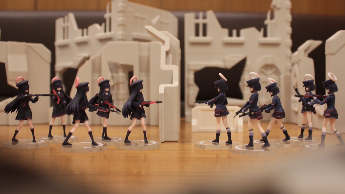 📢「BOOTH通販案内」
皆様、ごきげんよう☕️
昨日のとなもお疲れ様ですわ。
ブルーアーカイブより生徒たちの戦いぶり、凛々しくてカッコイイですね！
FUKUCATS x YYD便利屋<a href="/wilde_yy11162/">YY_Mr.D</a>、フルカラー3dプリント出力品の販売は始まります🎊