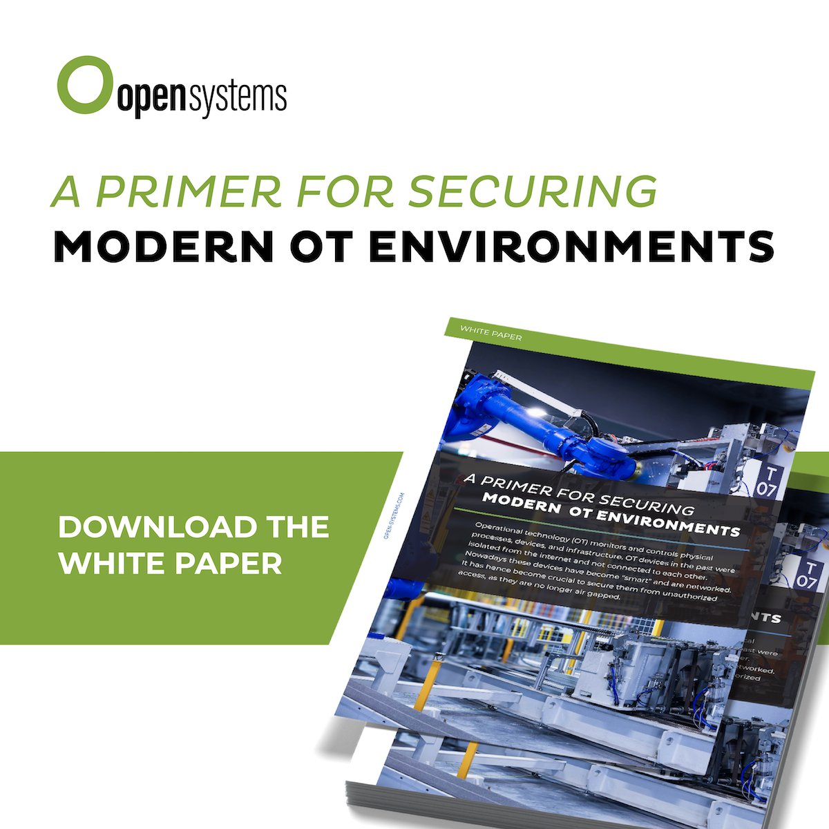 go.open-systems.com/Modern-OT-Envi…

Download the #whitepaper at the link above to learn about:

✅ The differences between #OTsecurity and #ITsecurity
✅ #IT and #OT convergence
✅ Extending a #SASE IT #securitysolution to OT
✅ The #PurdueModel ’s approach to OT #security

...and more.
