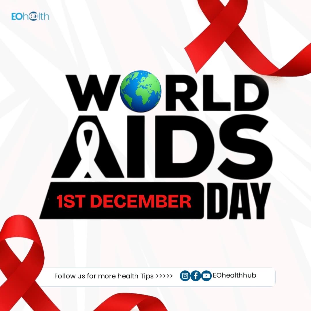 eohealthhub's tweet image. This World AIDS Day, we stand together to end stigma, promote testing, and support treatment for all. ❤️🌍

👉 Follow @EOHealthHub for daily health tips and awareness updates.

#WorldAIDSDay #EndAIDS #HIVAIDSAwareness #KnowYourStatus #EOHealthHub