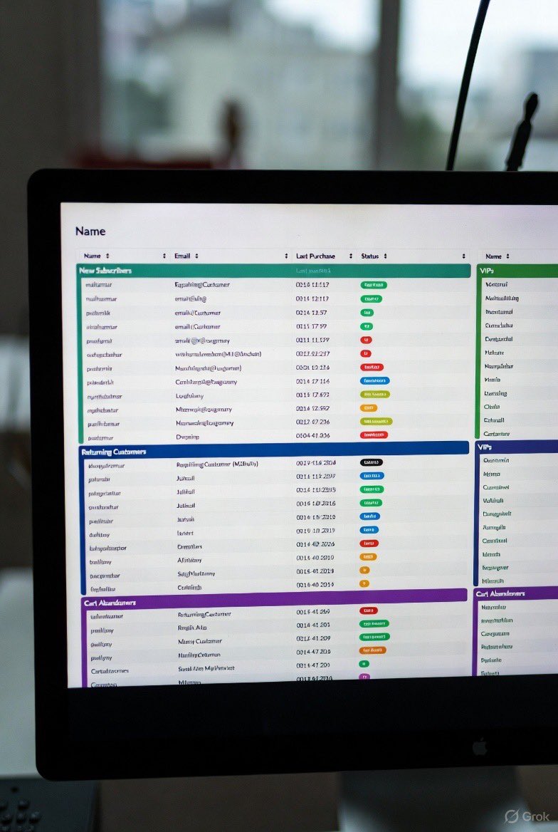 _Oluchyy's tweet image. 🧩Segment Like a Pro: Talk to People, Not Lists❗️
Know your audience, know your impact.

Segmentation is personalization in action.
You wouldn’t pitch the same offer to a loyal buyer and a first-time visitor so why send the same email?