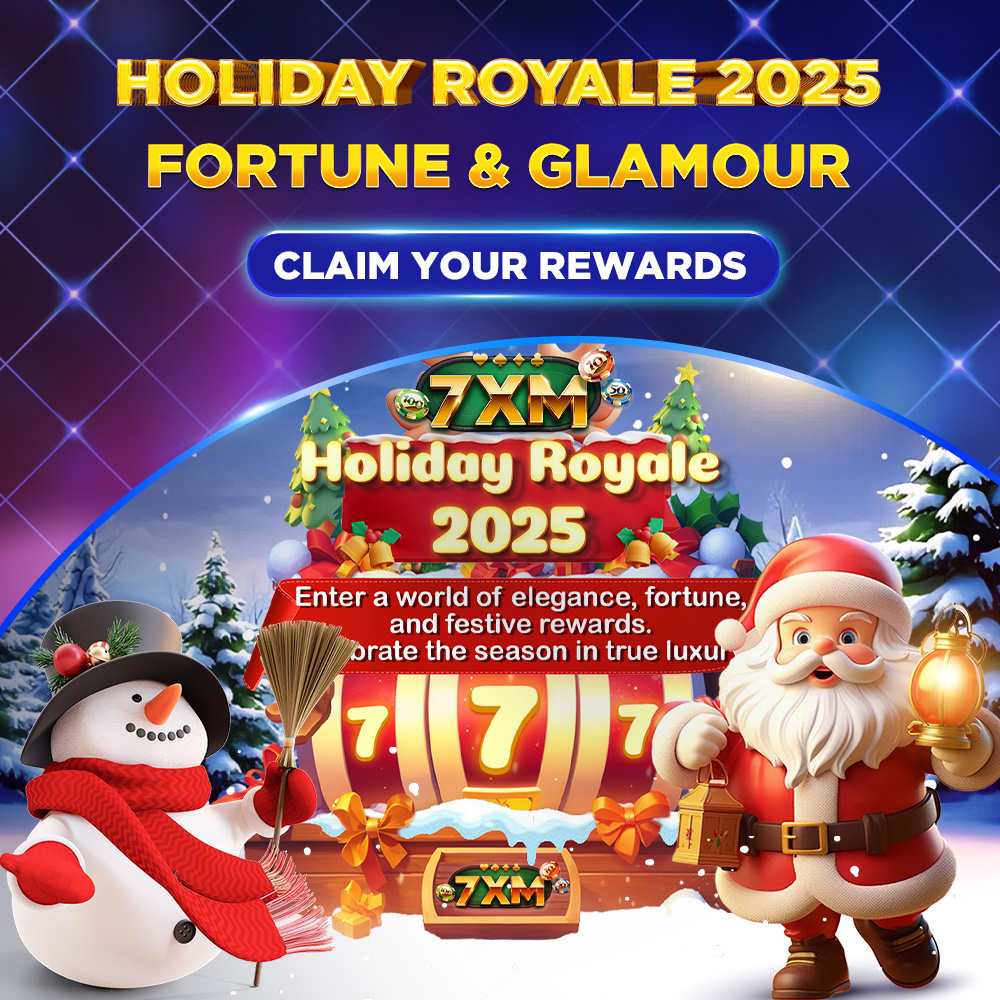 7XM_Official's tweet image. 7XM Holiday Royale 2025 is live!

Win daily prizes &amp;amp; cash rewards from Dec 8–Jan 2 (GMT+8)
.Golden Egg up to ₱7,777 
• Lucky Ticket up to ₱8,888
Slots • Live Casino • Poker • Sports Betting
21+ Play responsibly.

#7XM #HolidayRoyale #OnlineCasino #CasinoPH #HolidayPromo
