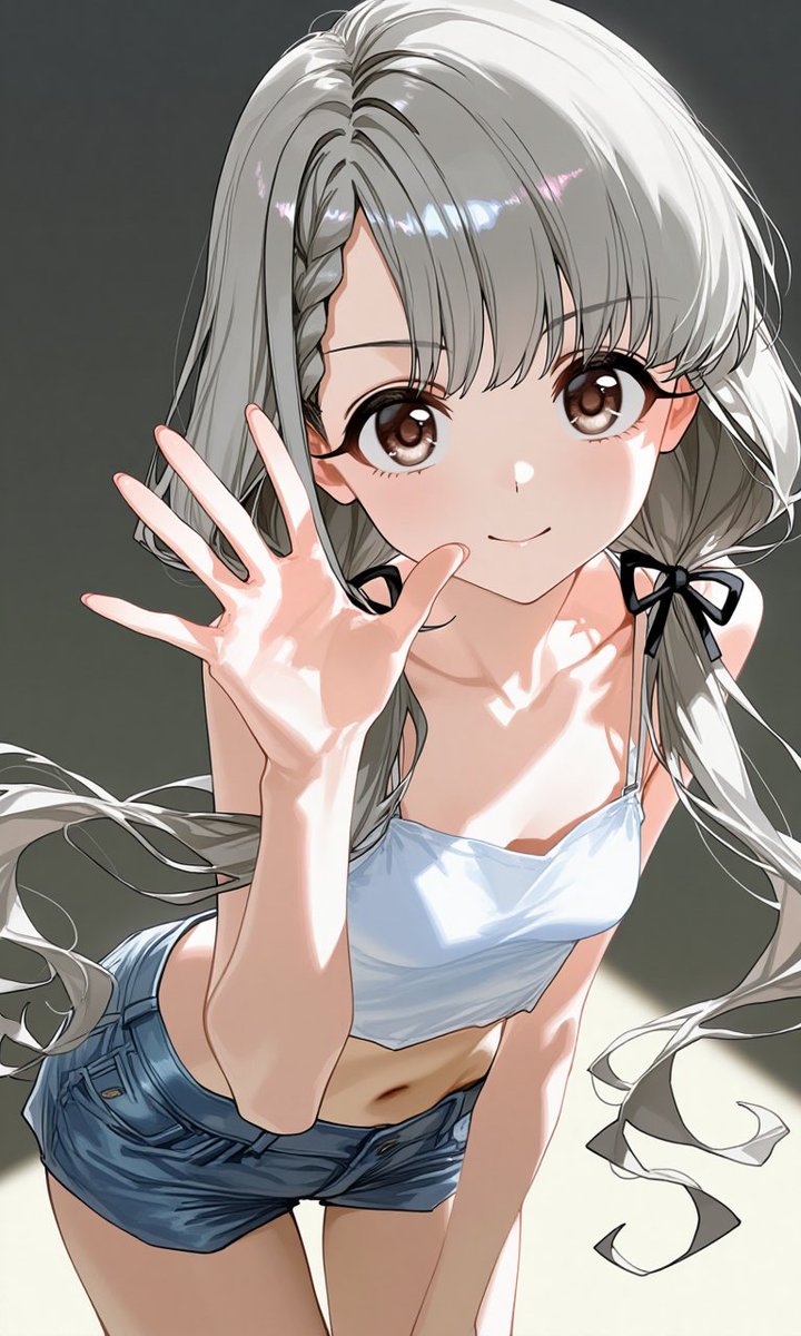 おはなさま専用✦BRIEFING✦ トレーナース＆カートセット✦ グレー✦ 久川凪さん This is an original SFW anime-style illustration