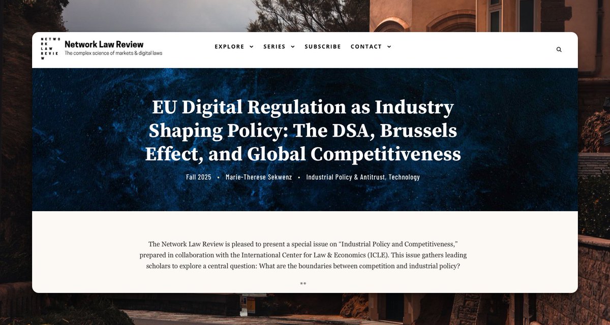 Network Law Review tweet media