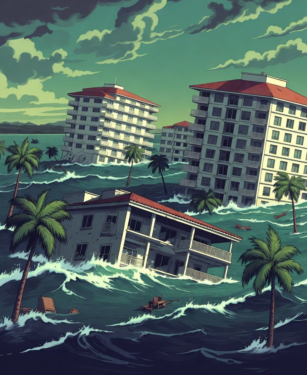 Hvis kLimAforAndriNgEr var ekte eller i nærheten av så alvorlig som mange gjøk-aper tror, og havet i BESTE fall vil stige bare 3 meter de neste 50 årene, så ville mesteparten av sør-USA - Florida, sør amerika, store deler av Europa ligge under vann

Tror du ikke at det i