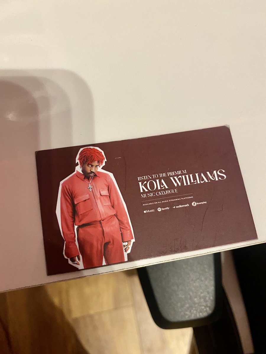 iamkolawilliams's tweet image. Scan the barcode 🤳🏾 #RedCard 🧧

Designed by @sesay__