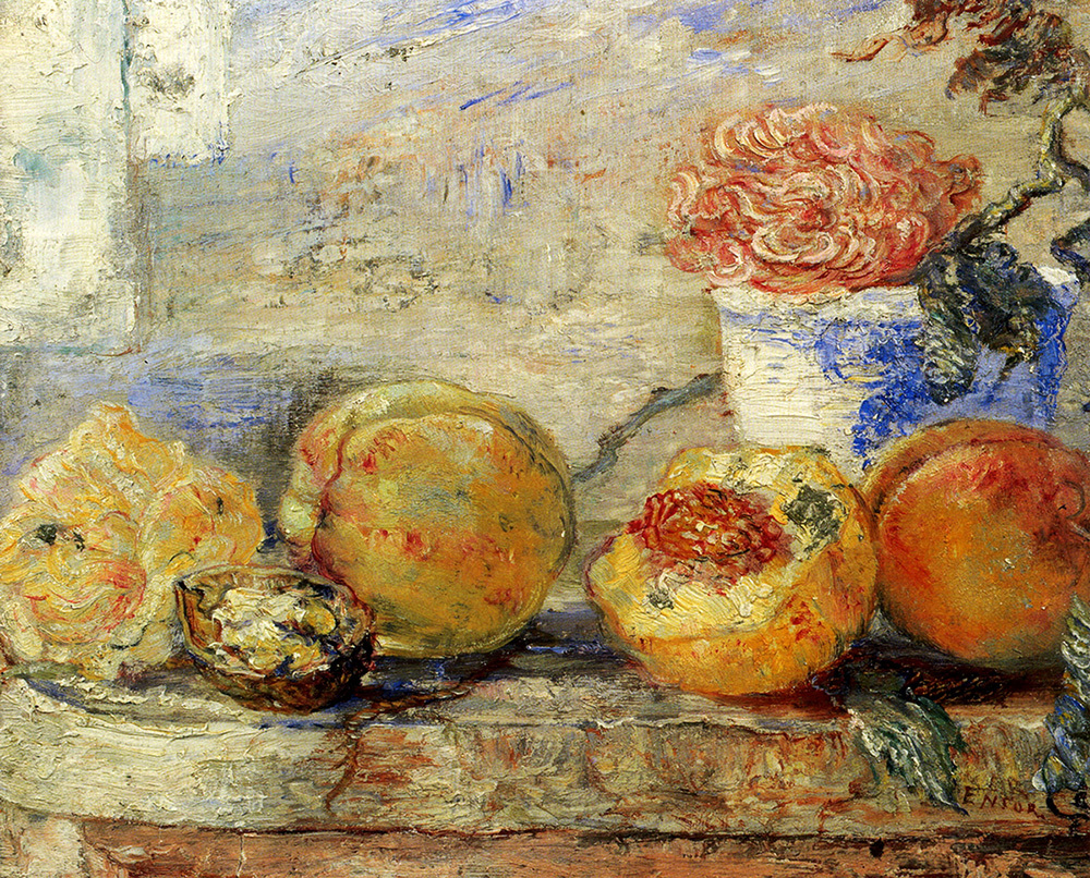 ArtistEnsor's tweet image. Peaches #artbots #ensor