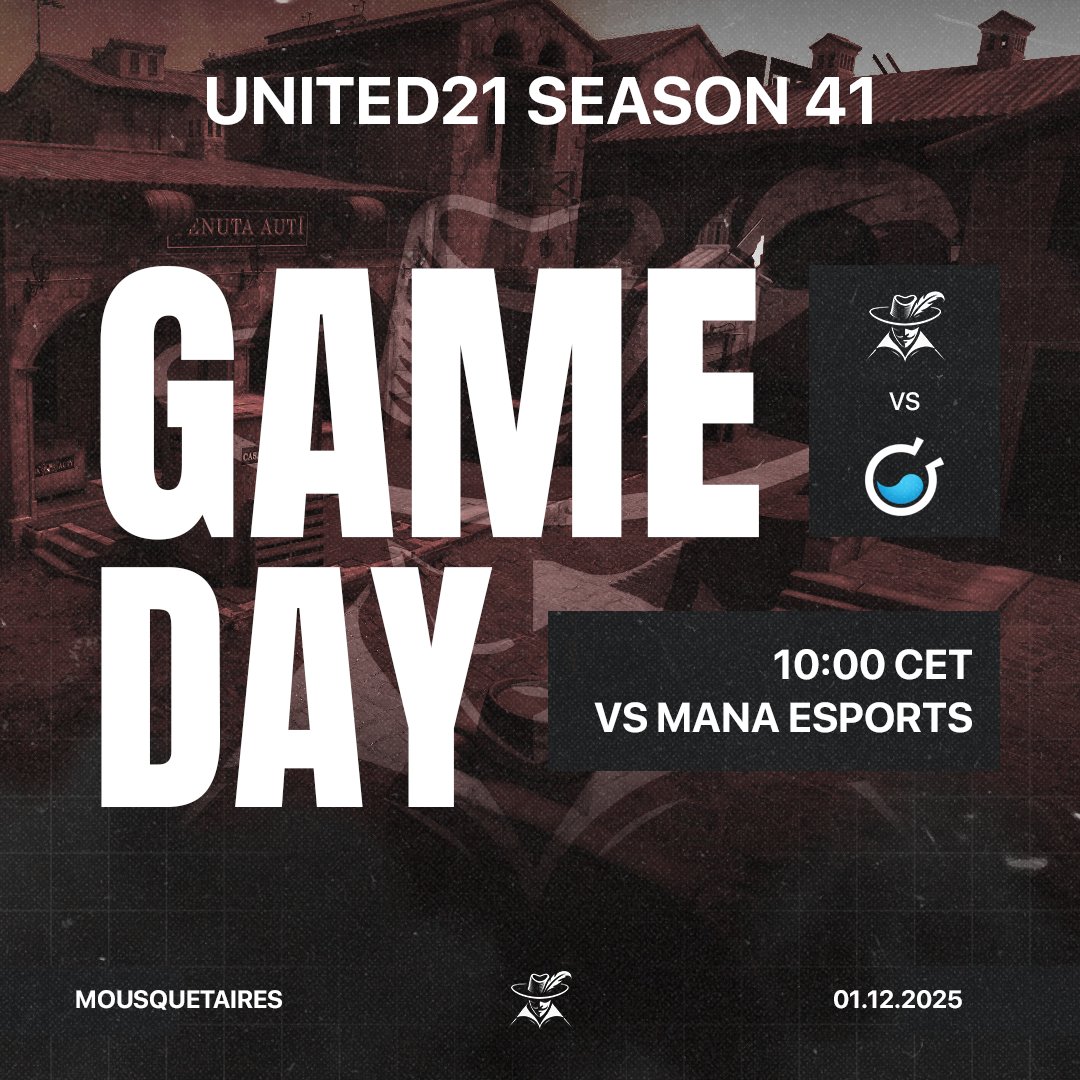 Game day!

We're on a mission against <a href="/MANAeSports_/">MANA eSports</a>, and it's do-or-die to the <a href="/OfUnited21/">United21</a> Grand Final.

Let's get it started! ⚔️
#MQT #MQTWIN