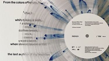 One of the prettiest vinly to ever exist inside out, Indigo.💙