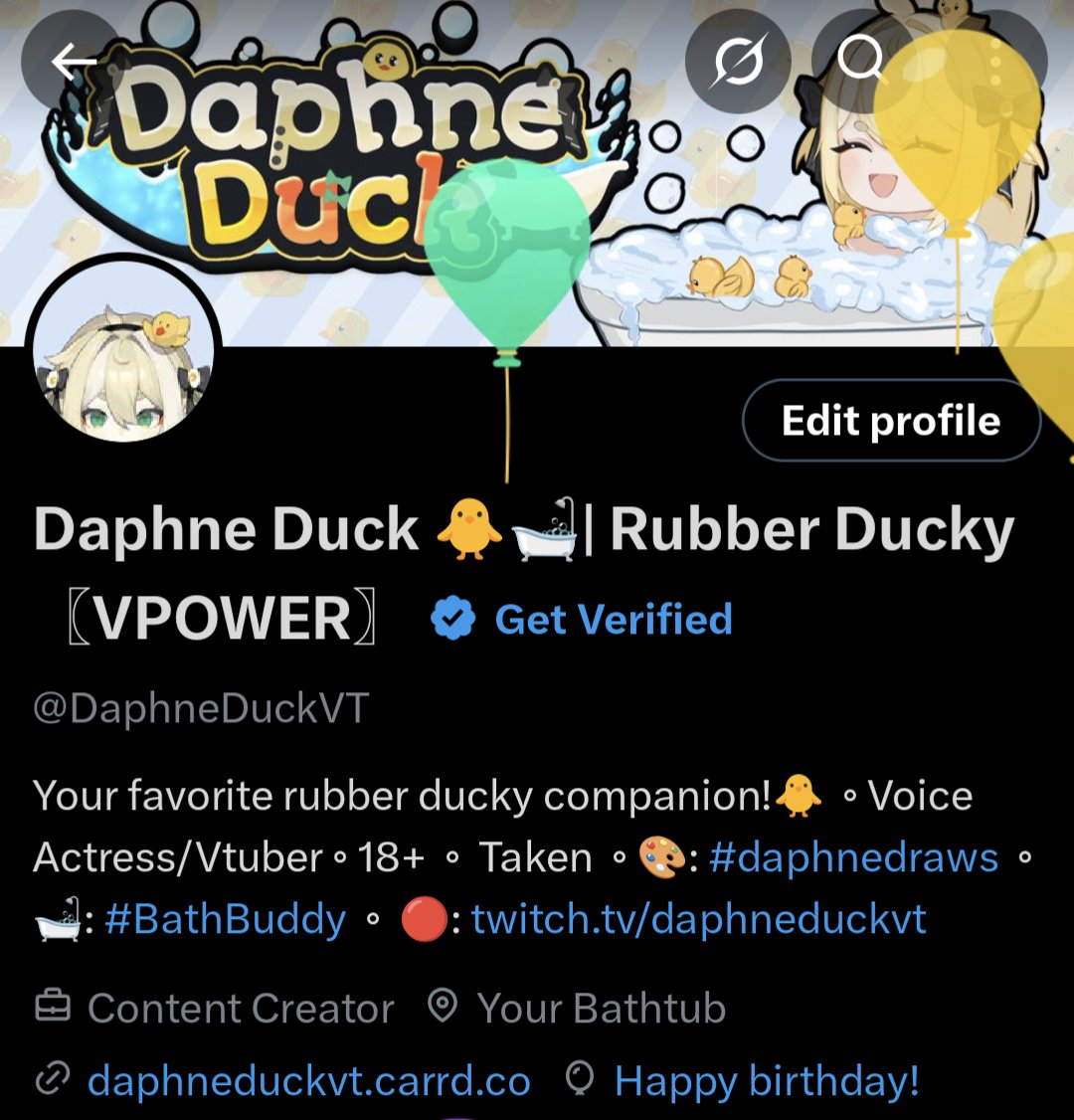 Daphne Duck 🐥🛁| Rubber Ducky〖VPOWER〗 tweet media